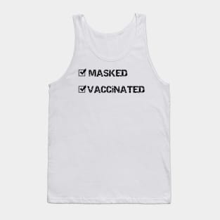 Masked And Vaccinated Tank Top